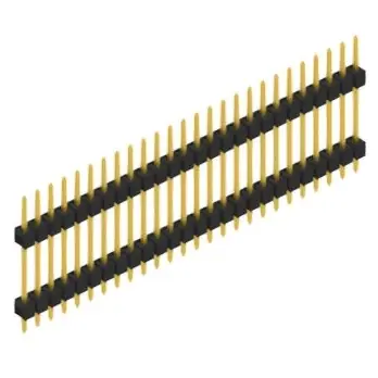 Sichere Zahlung Stiftleiste, 26-polig, RM 2.54 mm, gerade, schwarz, SL515626G