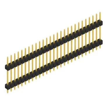 Knallerangebot Stiftleiste, 27-polig, RM 2.54 mm, gerade, schwarz, SL515627G