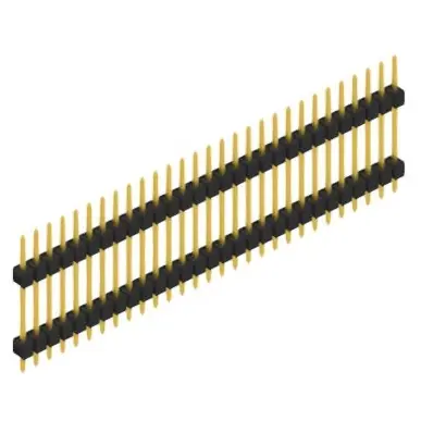 Top-Angebot Stiftleiste, 29-polig, RM 2.54 mm, gerade, schwarz, SL515629G