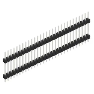 Günstig Stiftleiste, 29-polig, RM 2.54 mm, gerade, schwarz, SL515629Z
