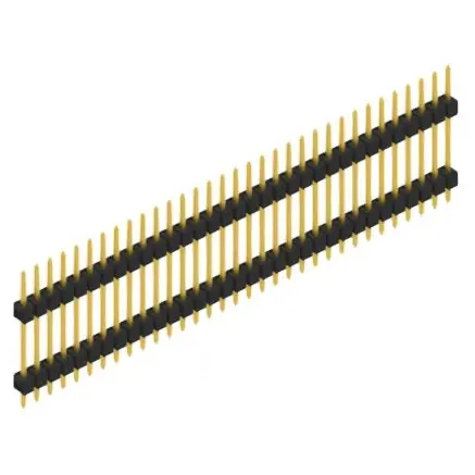 Stiftleiste, 33-polig, RM 2.54 mm, gerade, schwarz, SL515633G Sonderaktion