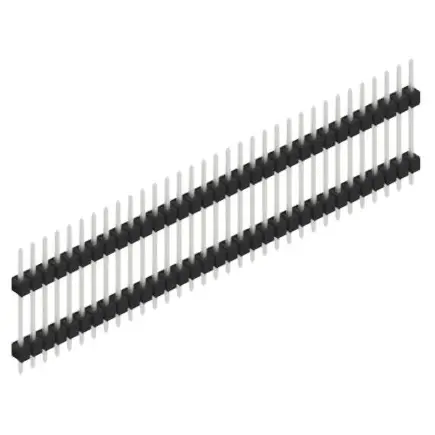 Stiftleiste, 33-polig, RM 2.54 mm, gerade, schwarz, SL515633Z Meistverkauft