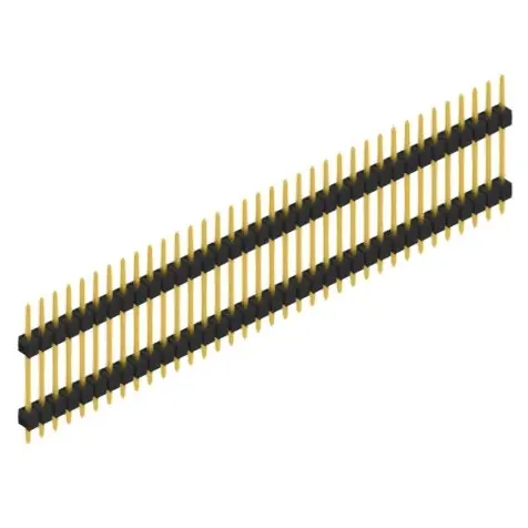 Kostenloser Rückversand Stiftleiste, 36-polig, RM 2.54 mm, gerade, schwarz, 10056689