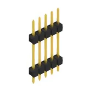 Stiftleiste, 5-polig, RM 2.54 mm, gerade, schwarz, 10056654 Direkt Vom Hersteller