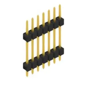 Stiftleiste, 7-polig, RM 2.54 mm, gerade, schwarz, 10056659 Jetzt Bestellen
