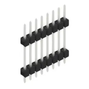 Stiftleiste, 8-polig, RM 2.54 mm, gerade, schwarz, 10056663 Günstig