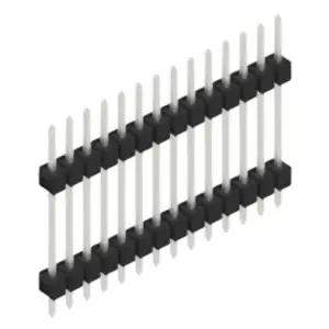 Stiftleiste, 14-polig, RM 2.54 mm, gerade, schwarz, 10056718 Angebot