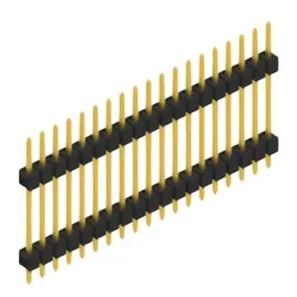 Highlight Stiftleiste, 19-polig, RM 2.54 mm, gerade, schwarz, SL517219G