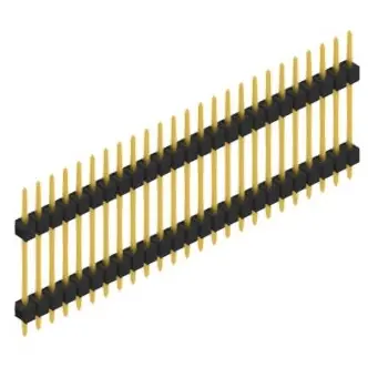 Stiftleiste, 25-polig, RM 2.54 mm, gerade, schwarz, SL517225G Bestpreis