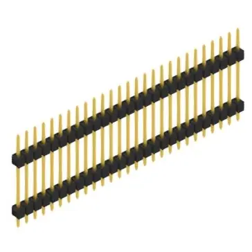 Preisknaller Stiftleiste, 27-polig, RM 2.54 mm, gerade, schwarz, SL517227G