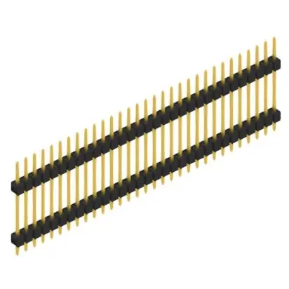 Jetzt Bestellen Stiftleiste, 31-polig, RM 2.54 mm, gerade, schwarz, SL517231G