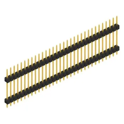 Gratis Versand Stiftleiste, 32-polig, RM 2.54 mm, gerade, schwarz, 10056735