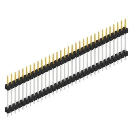 Top-Preis Stiftleiste, 32-polig, RM 2.54 mm, gerade, schwarz, SL517232S