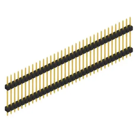 Stiftleiste, 35-polig, RM 2.54 mm, gerade, schwarz, SL517235G Sichere Zahlung