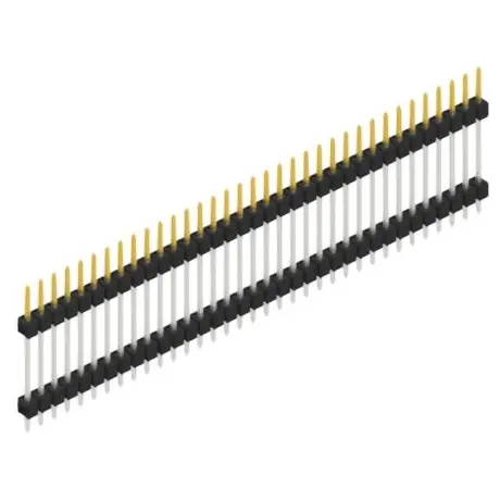 Stiftleiste, 35-polig, RM 2.54 mm, gerade, schwarz, SL517235S Aktuell