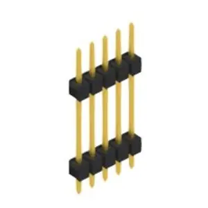 Saisonangebot Stiftleiste, 5-polig, RM 2.54 mm, gerade, schwarz, 10056702