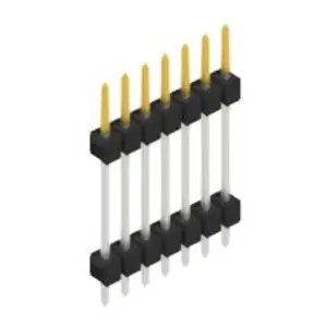 Meistverkauft Stiftleiste, 7-polig, RM 2.54 mm, gerade, schwarz, SL51727S