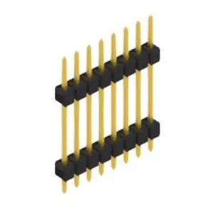 Must-Have Stiftleiste, 8-polig, RM 2.54 mm, gerade, schwarz, 10056708