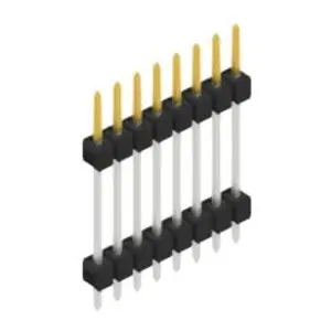 Stiftleiste, 8-polig, RM 2.54 mm, gerade, schwarz, SL51728S Meistverkauft