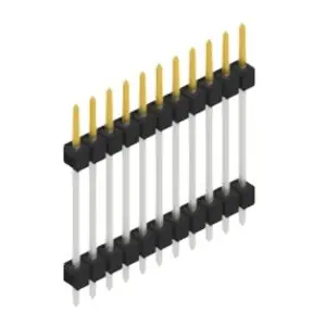 Sichere Zahlung Stiftleiste, 11-polig, RM 2.54 mm, gerade, schwarz, SL519711S