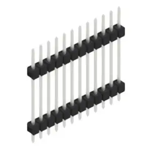 Sichere Zahlung Stiftleiste, 12-polig, RM 2.54 mm, gerade, schwarz, 10056768