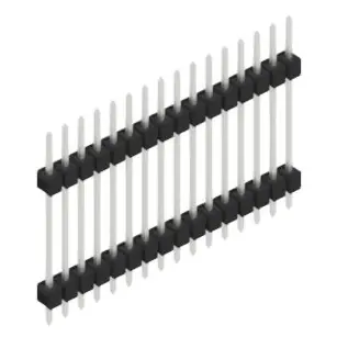 Stiftleiste, 16-polig, RM 2.54 mm, gerade, schwarz, 10056776 Letzte Chance