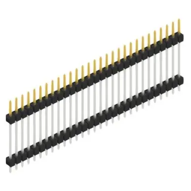 Stiftleiste, 29-polig, RM 2.54 mm, gerade, schwarz, SL519729S Finale Aktion