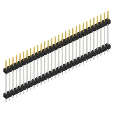 Stiftleiste, 30-polig, RM 2.54 mm, gerade, schwarz, SL519730S Rabatt