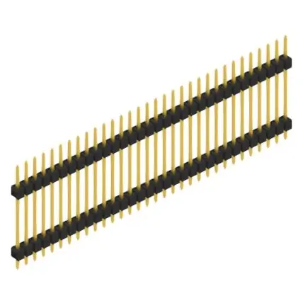 Saisonangebot Stiftleiste, 32-polig, RM 2.54 mm, gerade, schwarz, 10056791