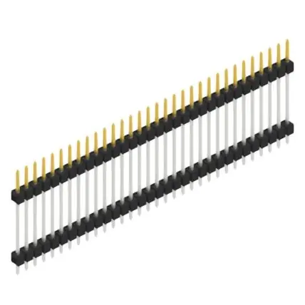 Stiftleiste, 32-polig, RM 2.54 mm, gerade, schwarz, SL519732S Saisonangebot