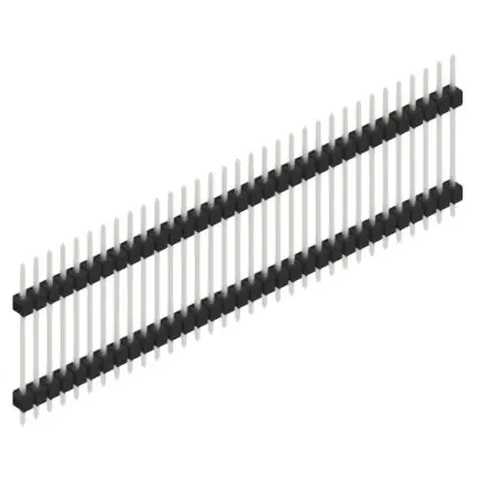 Stiftleiste, 33-polig, RM 2.54 mm, gerade, schwarz, SL519733Z Meistverkauft