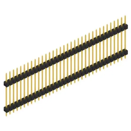 Stiftleiste, 34-polig, RM 2.54 mm, gerade, schwarz, SL519734G Nur Heute
