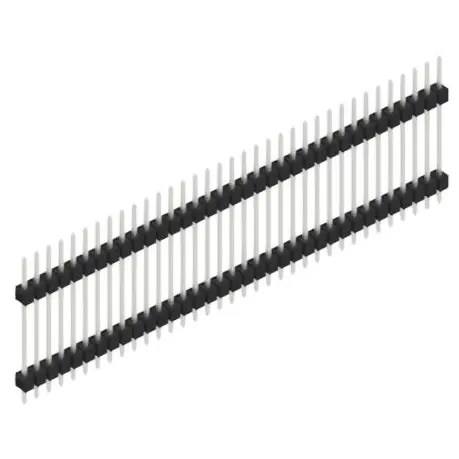 Stiftleiste, 35-polig, RM 2.54 mm, gerade, schwarz, 10128576 Jetzt Bestellen