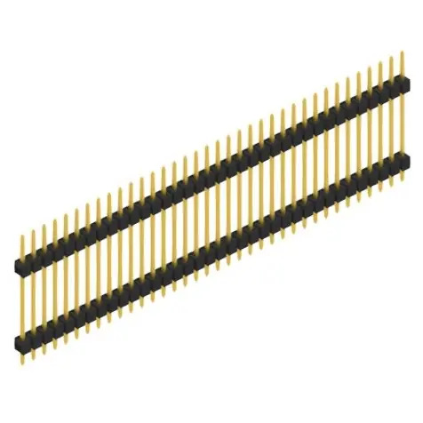 Sichere Zahlung Stiftleiste, 36-polig, RM 2.54 mm, gerade, schwarz, 10056792
