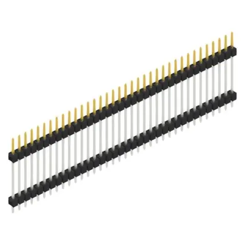 Sichere Zahlung Stiftleiste, 36-polig, RM 2.54 mm, gerade, schwarz, 10056793
