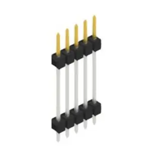 Jetzt Kaufen Stiftleiste, 5-polig, RM 2.54 mm, gerade, schwarz, 10126990