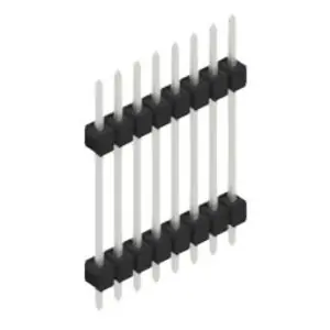 Sichere Zahlung Stiftleiste, 8-polig, RM 2.54 mm, gerade, schwarz, 10056762