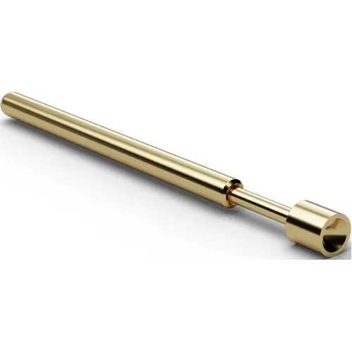 Top-Seller Standard-Prüfstift mit Tastkopf, Innenkonus, Ø 1.9 mm, Hub 4 mm, RM 2.54 mm, L 24.7 mm, F56205S190L150