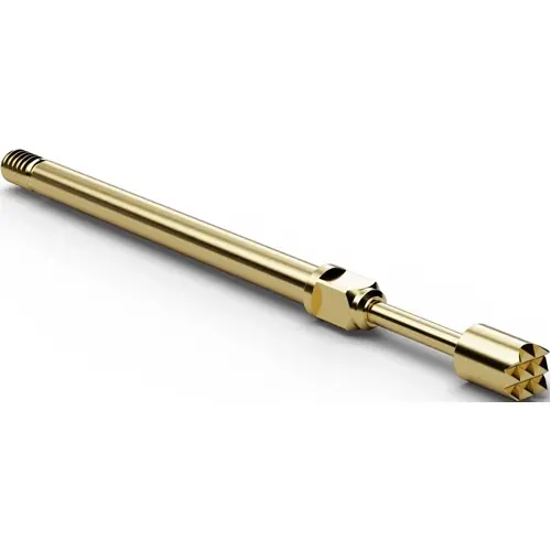 Schraub-Prüfstift, Waffel, Ø 1.8 mm, Hub 4.4 mm, RM 2.2 mm, L 27.9 mm, F73106B180G300 Online Kaufen