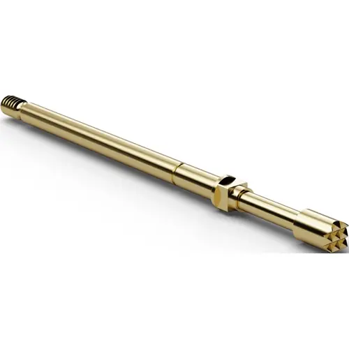 Begrenztes Angebot Schraub-Prüfstift, Waffel, Ø 2 mm, Hub 5 mm, RM 2.54 mm, L 35.7 mm, F73206B200G150