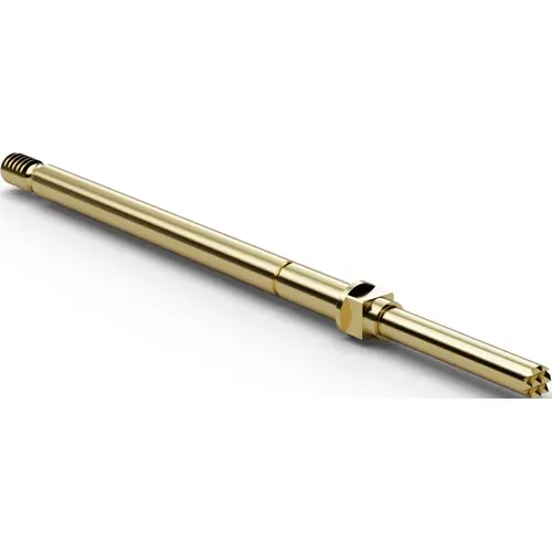 Schraub-Prüfstift, Waffel, Ø 1.3 mm, Hub 5 mm, RM 2.54 mm, L 35.7 mm, F73206B130G300 Neu Im Sortiment