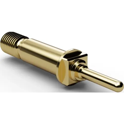 Schraub-Prüfstift, Rundkopf, Ø 0.64 mm, Hub 2.2 mm, RM 2.54 mm, L 11 mm, F72211B064G100 Jetzt Bestellen