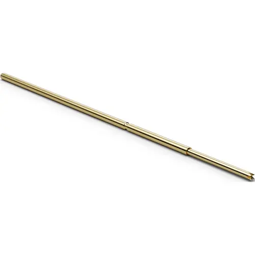 Neu Schraub-Prüfstift, Vierfach-Krone, Ø 0.6 mm, Hub 4 mm, RM 1.27 mm, L 39.5 mm, F76721S060L165