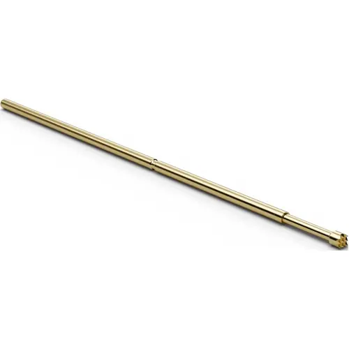 Schraub-Prüfstift, Waffel, Ø 0.9 mm, Hub 4 mm, RM 1.27 mm, L 37 mm, F76806B090G130 Letzte Chance