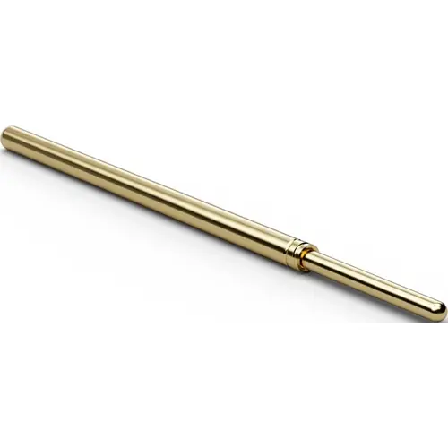Online Kaufen Standard-Prüfstift mit Tastkopf, Rundkopf, Ø 0.9 mm, Hub 6.4 mm, RM 2.54 mm, L 33.3 mm, F10011B090G100