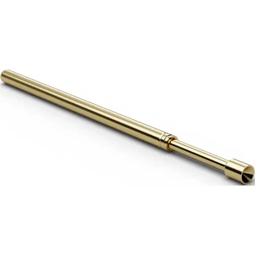 Standard-Prüfstift mit Tastkopf, Innenkonus, Ø 1.5 mm, Hub 6.4 mm, RM 2.54 mm, L 33.3 mm, F10005B150G100 Expressversand