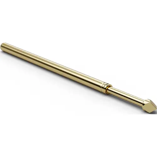 Standard-Prüfstift mit Tastkopf, Dreikant, Ø 1.5 mm, Hub 6.4 mm, RM 2.54 mm, L 33.3 mm, F10015B150G200 Meistverkauft