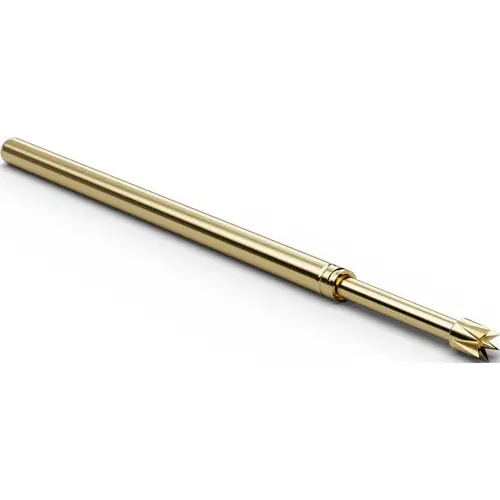 Standard-Prüfstift mit Tastkopf, Außensechskant, Ø 1.3 mm, Hub 6.4 mm, RM 2.54 mm, L 33.3 mm, F10036S130L300 Preisreduziert