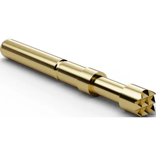 Direktkauf Standard-Prüfstift mit Tastkopf, Waffel, Ø 3 mm, Hub 5 mm, RM 3.5 mm, L 27 mm, F77306B300G300