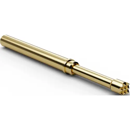 Langhub-Prüfstift mit Tastkopf, Waffel, Ø 2.3 mm, Hub 10 mm, RM 3.5 mm, L 37 mm, F79606B230G300 Meistverkauft